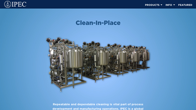 Clean-in-Place (CIP) Systems | IPEC