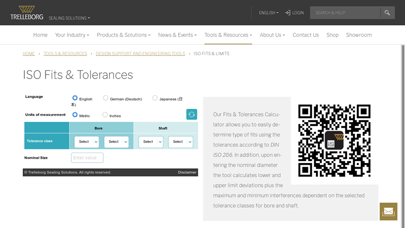 ISO Fits and Tolerances according to DIN ISO 286