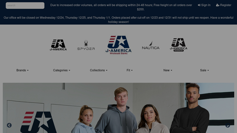 J. America Wholesale