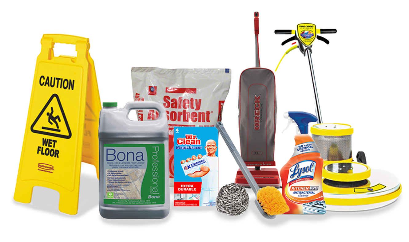 Janitorial Supplies, Products & Equipment in Stock