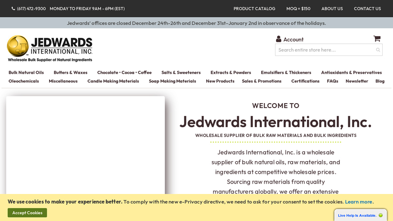 Jedwards International: Buy Bulk