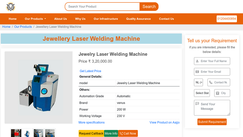 Jewellery Laser Welding Machine Manufacturer & Supplier