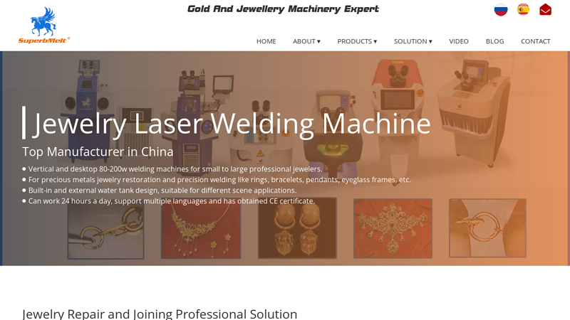 Jewelry Laser Welder, Gold/Silver Laser Welding Machine Supplier