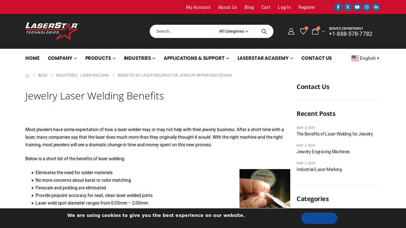 Jewelry Laser Welding Benefits