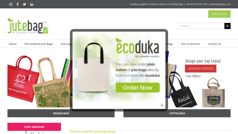 Jute Bags, Jute Promotional Bags Wholesale, Jute Tote Bags