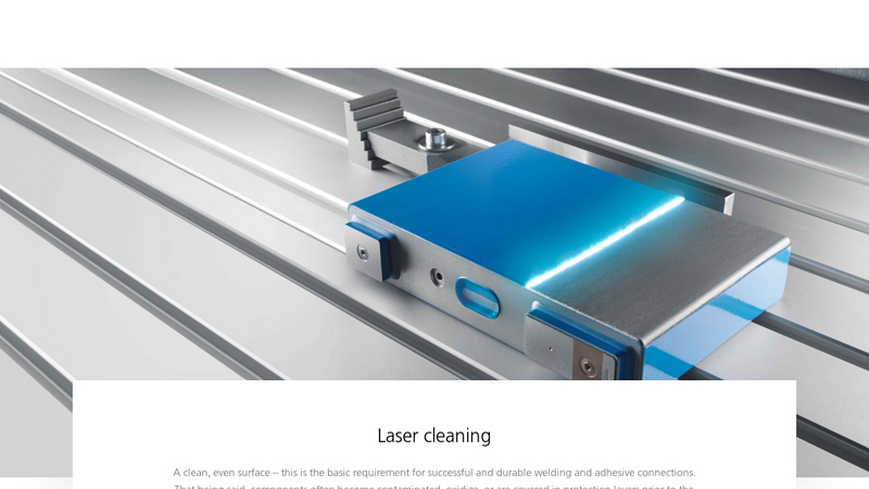 Laser cleaning