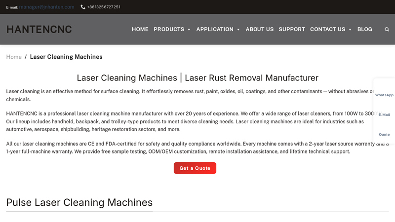 Laser Cleaning Machine Manufacturer
