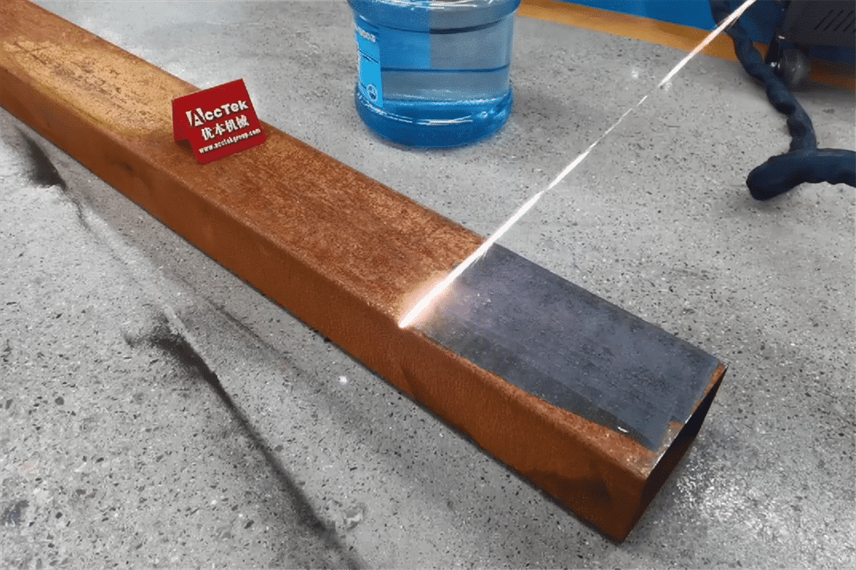 Laser Cleaning Rust Removal