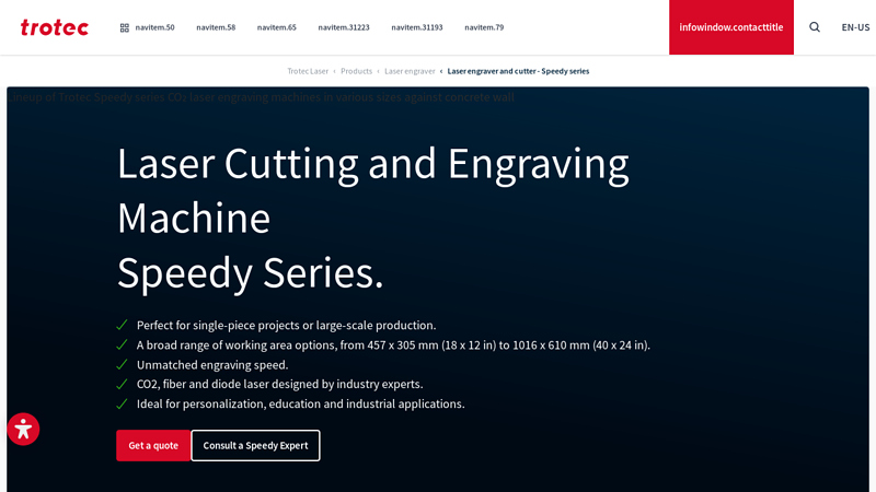 Laser cutting and engraving machine