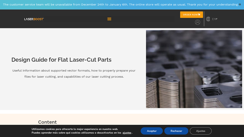 Laser Cutting Metal Parts Design Guide