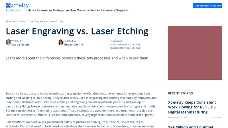 Laser Engraving vs. Laser Etching