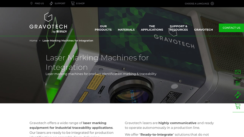 Laser Marking Machines for Integration
