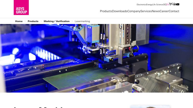 Laser Marking Precision in the Smallest Space