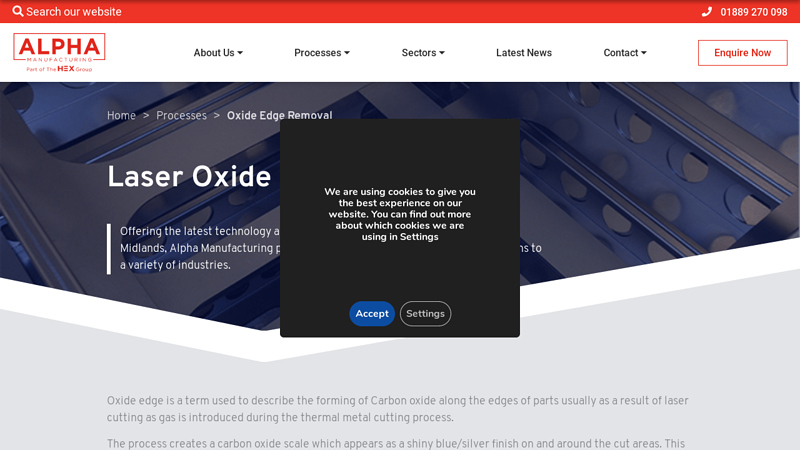 Laser Oxide Removal Machine