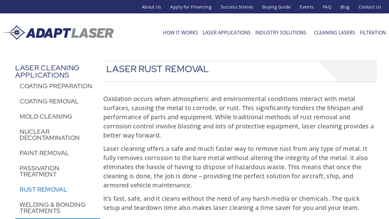 Laser Rust Removal