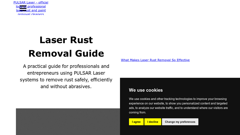 Laser Rust Removal Guide