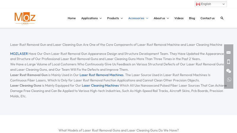 Laser Rust Removal Gun