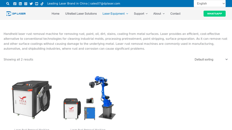 Laser Rust Removal Machine