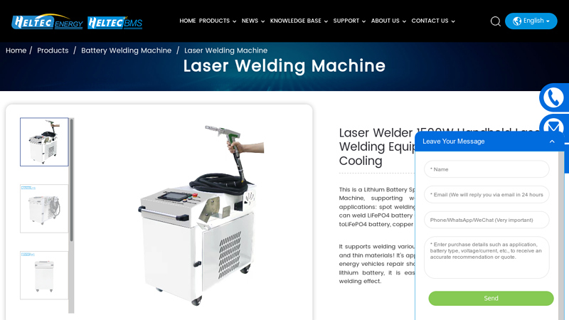 Laser Welder 1500W Handheld Laser Welding Equipment HT ...