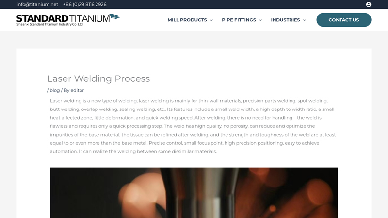 Laser Welding Process