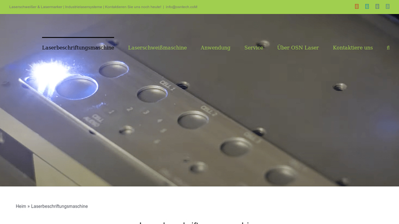 Laserbeschriftungsmaschine