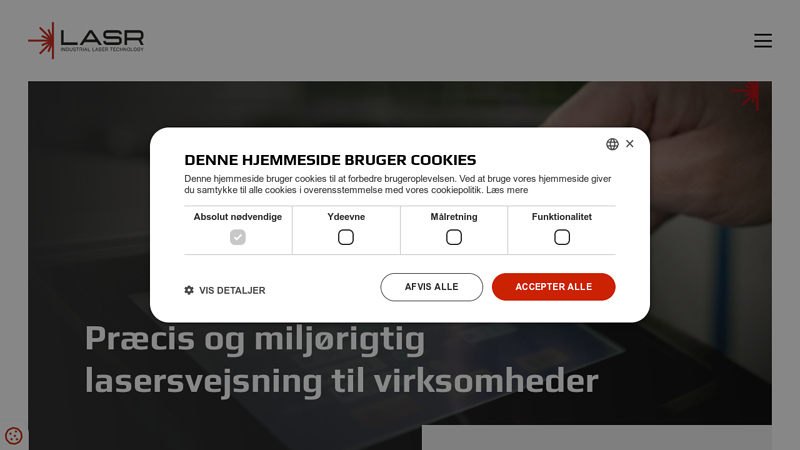 Lasersvejser & lasersvejsning til industri