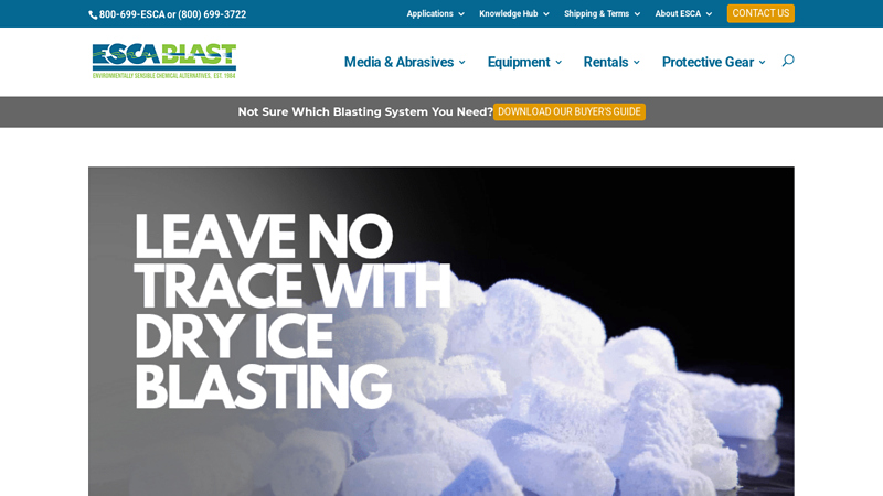 Leave No Trace with Dry Ice Blasting