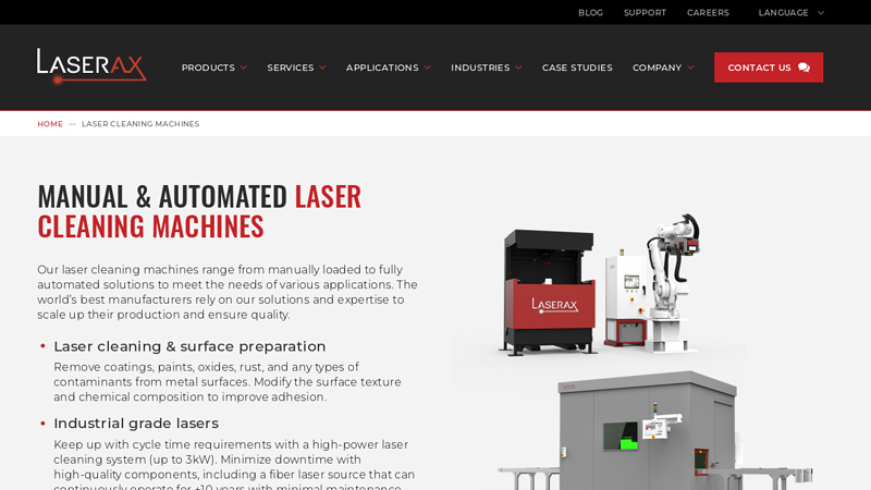 Manual & Automated Laser Cleaning Machines