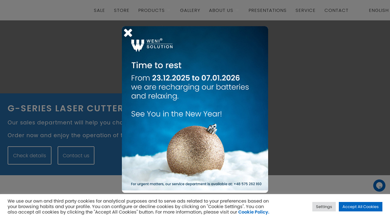 manufacturer of CNC laser equipment