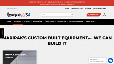 Custom Built Automatic Side Sealing Machines - Maripak USA