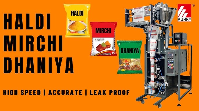 Illustrative example of masala packing machine from Google Search