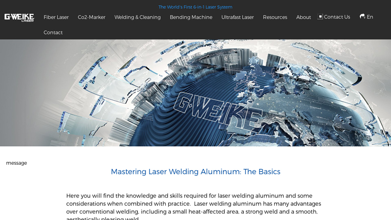 Mastering Laser Welding Aluminum