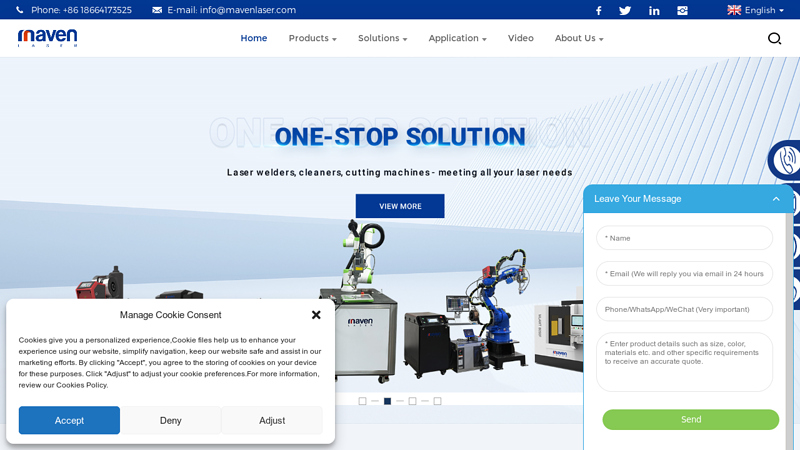 Mavenlaser is focus on laser application solution company