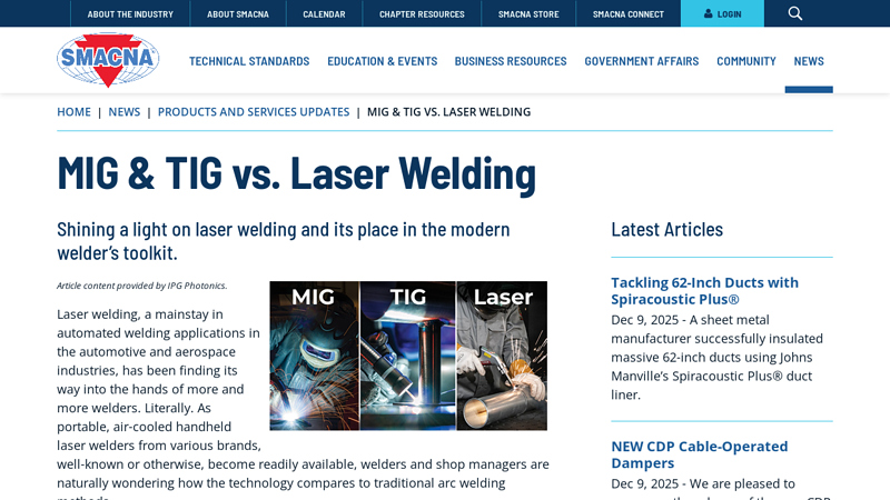 MIG & TIG vs. Laser Welding