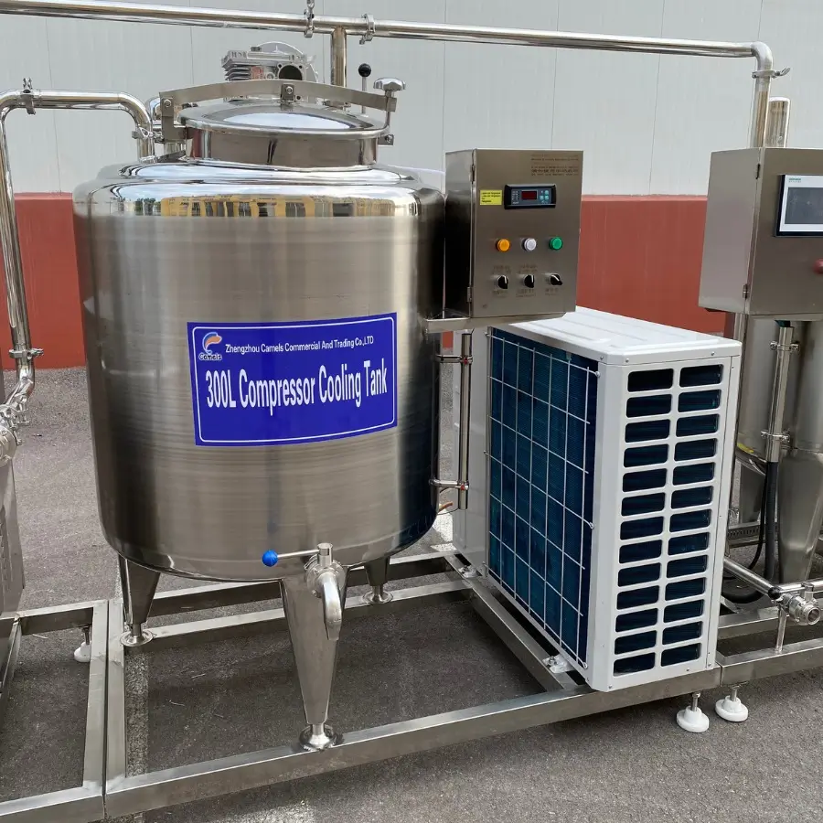 Illustrative example of milk cooling equipment from Google Search
