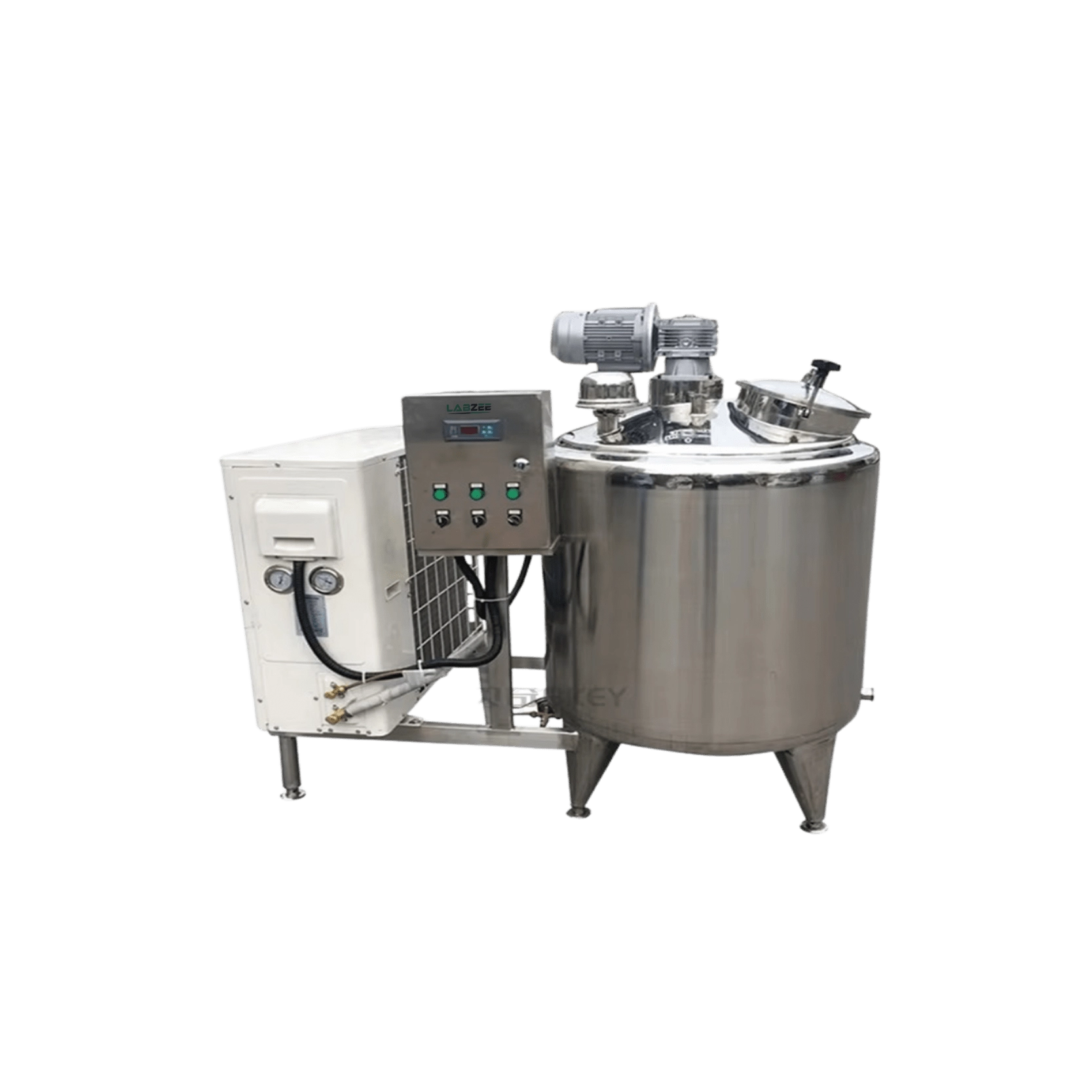 Illustrative example of milk cooling equipment from Google Search