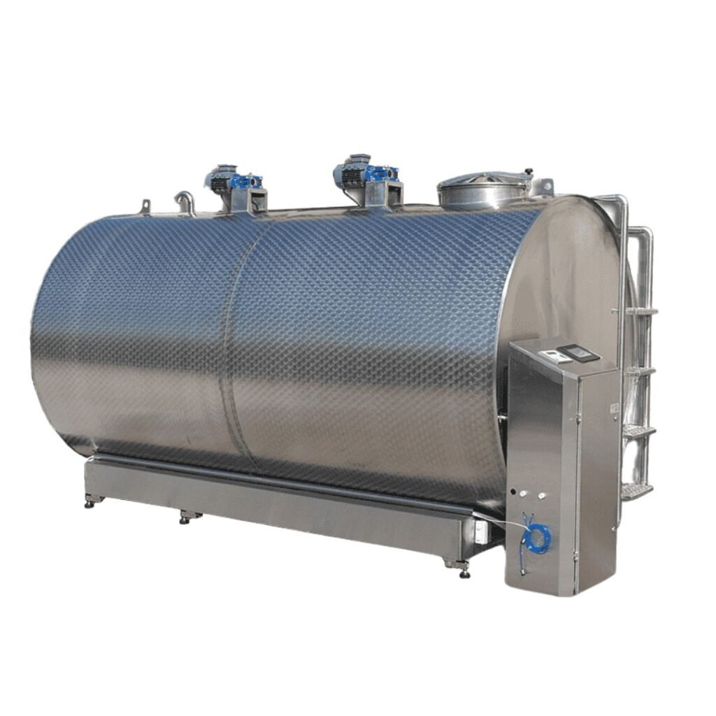 Illustrative example of milk storage tanks from Google Search