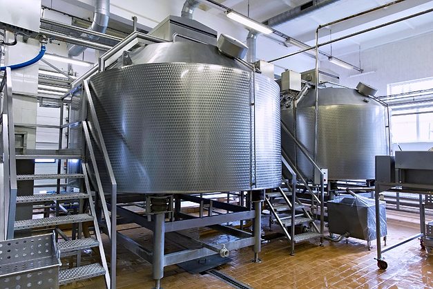 Illustrative example of milk storage tanks from Google Search