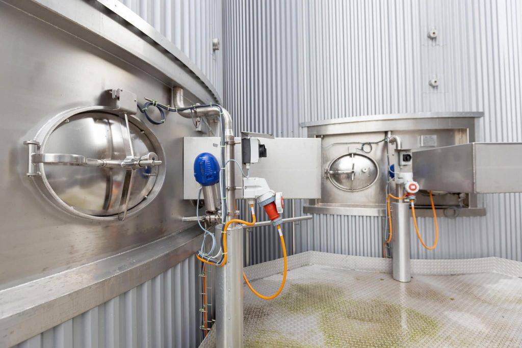 Illustrative example of milk storage tanks from Google Search