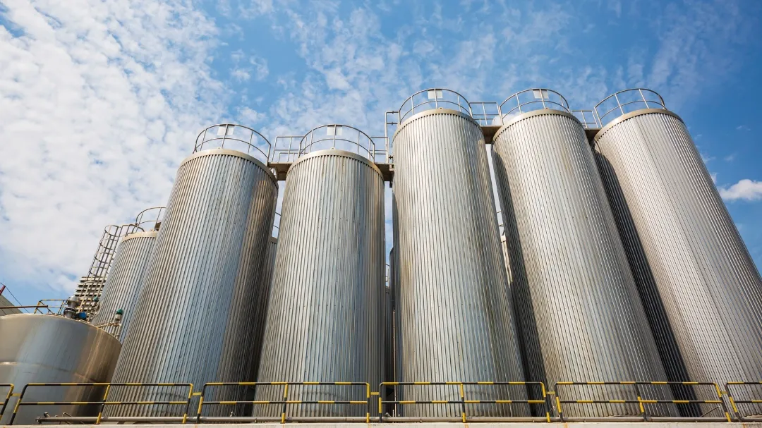 Illustrative example of milk storage tanks from Google Search