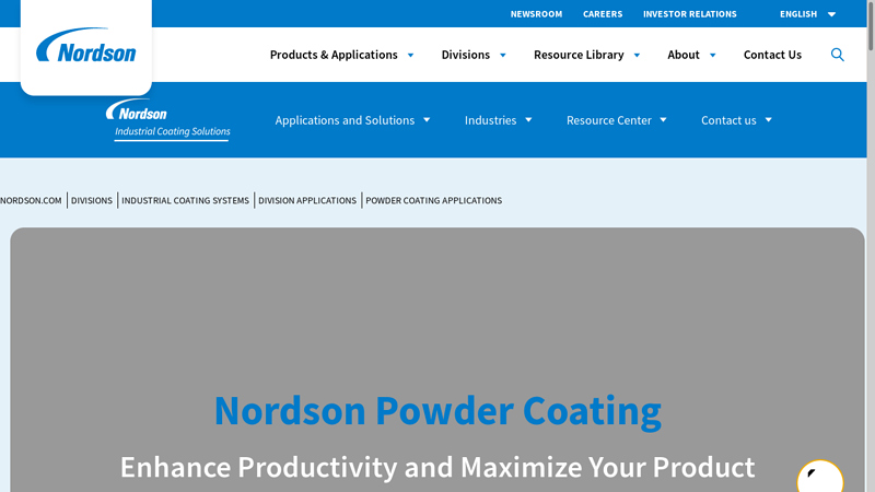 Nordson Powder Coating Equipment & System Solutions