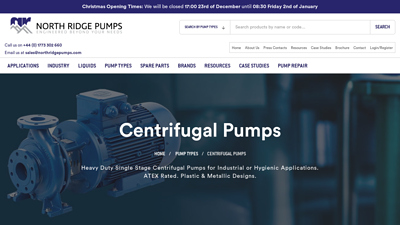 Single-Stage Centrifugal Pumps