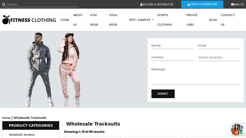 Order in Bulk Wholesale Tracksuits