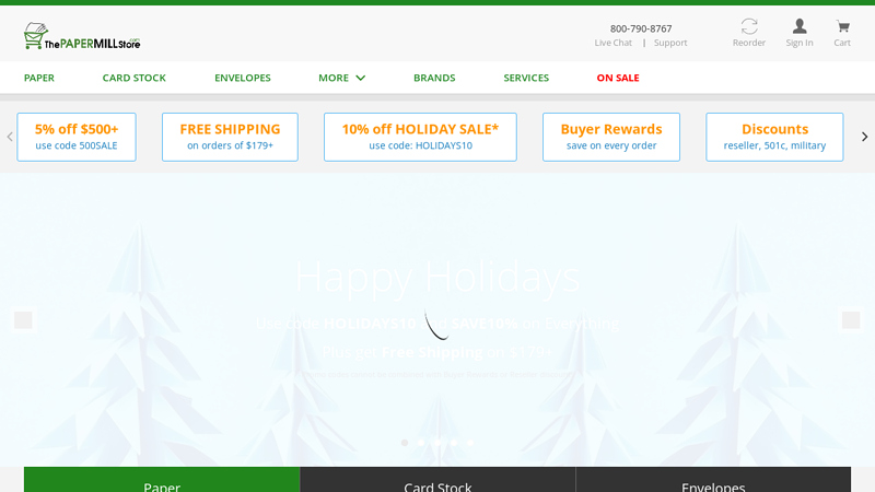 Paper, Card Stock & Envelopes at The Paper Mill Store