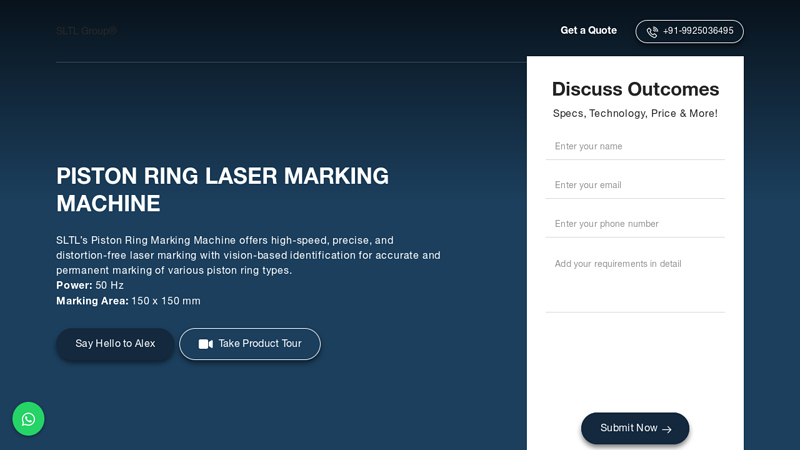 Piston Ring Laser Marking Machine