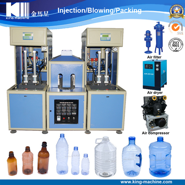 Illustrative example of plastic bottle making machine from Google Search