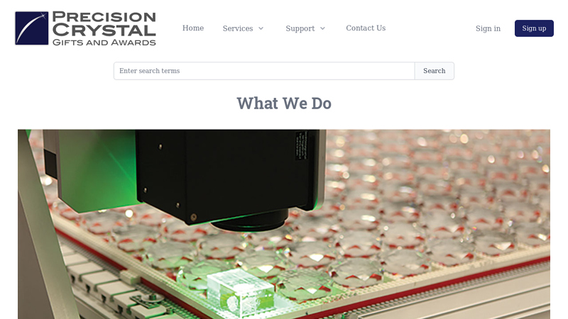 Precision Crystal Gifts and Awards