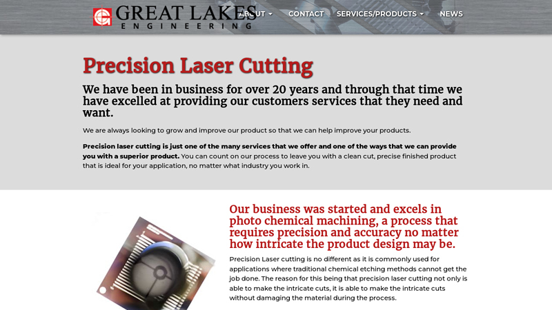 Precision Laser Cutting