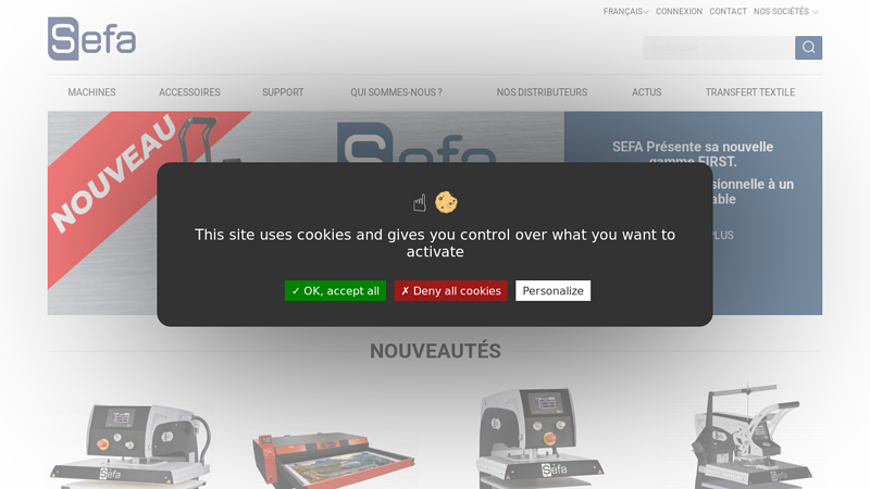 PRESSES SEFA, fabricant de presses pour le marquage sur tout ...