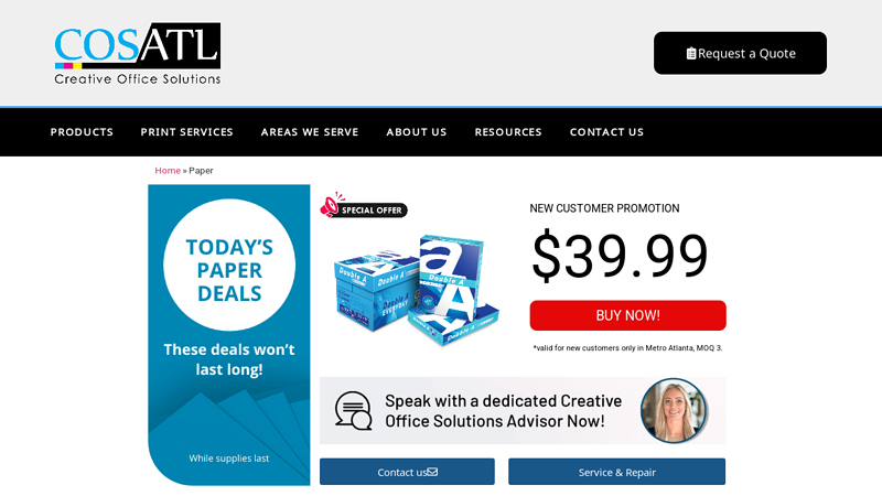 Printer Paper in Atlanta